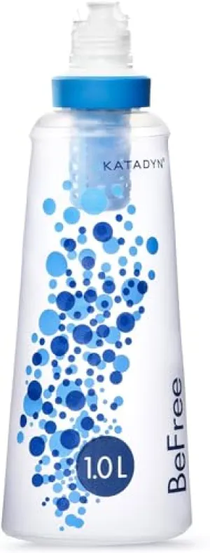 1.0L Water Filter,Fast Flow,0.1 Micron EZ Clean Membrane for Endurance Sports