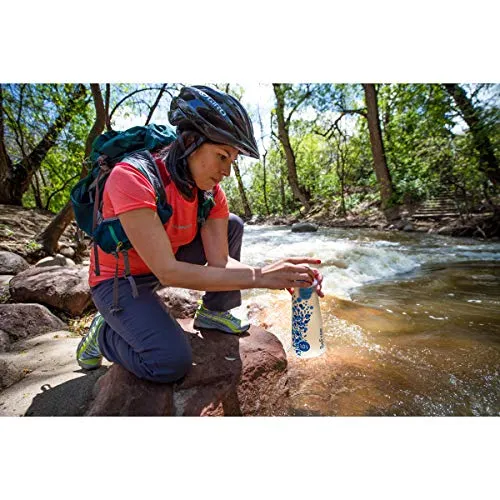 1.0L Water Filter,Fast Flow,0.1 Micron EZ Clean Membrane for Endurance Sports