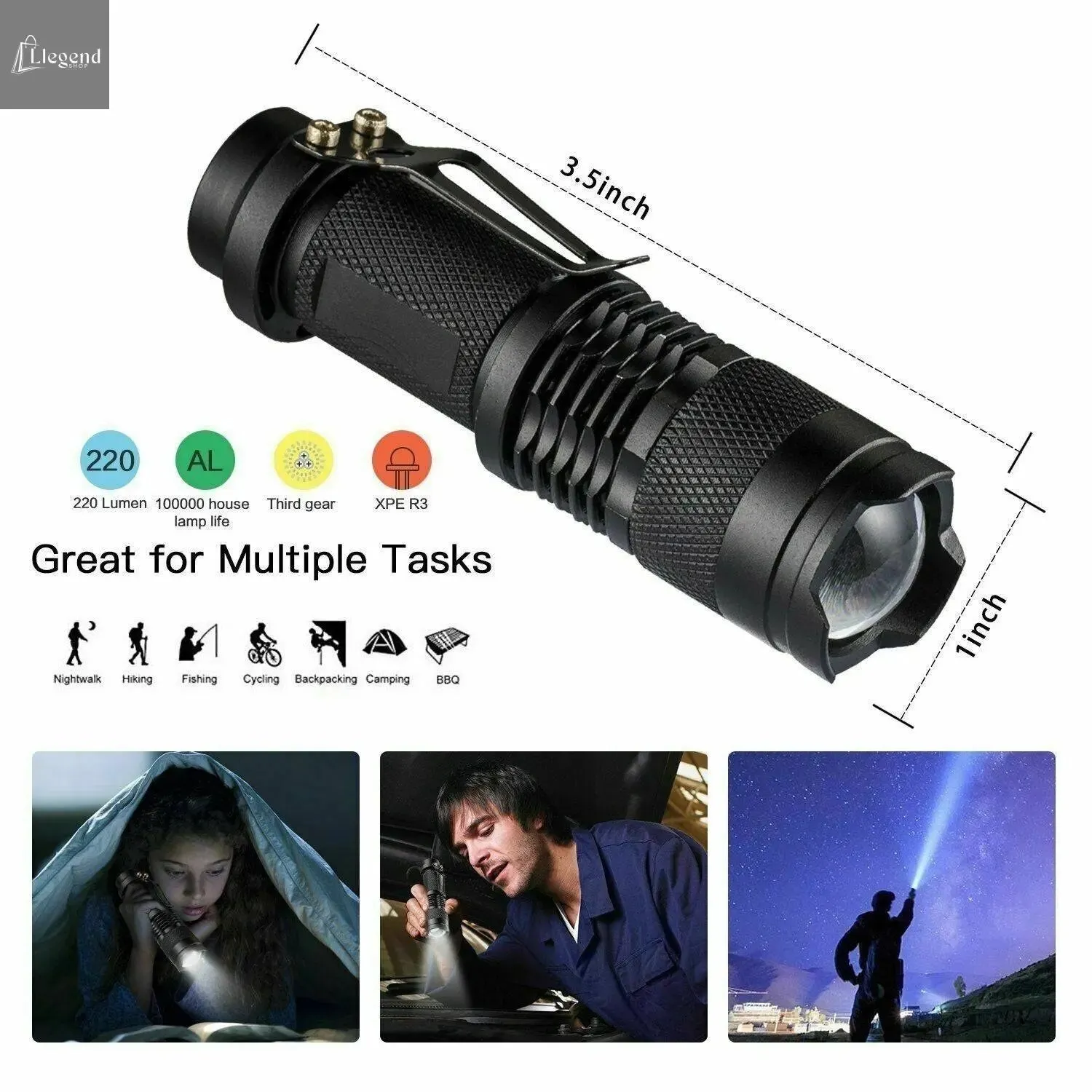 14 in 1 Outdoor Emergency Survival And Safety Gear Kit Camping