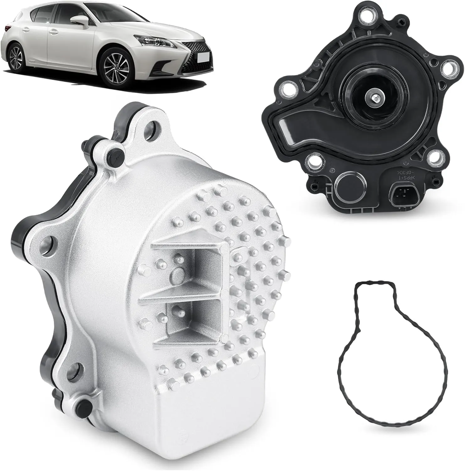 161A0-39015 Electric Water Pump Compatible with Toyota Prius 2010-2015 Prius C Prius V Lexus CT200h 2011-2017 Replaces OEM 161A0-29015 WPT190 16271-37020.
