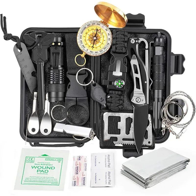 18 in 1 Ultrator Emergency Survival Kit | Water Resistant & Shockproof Case