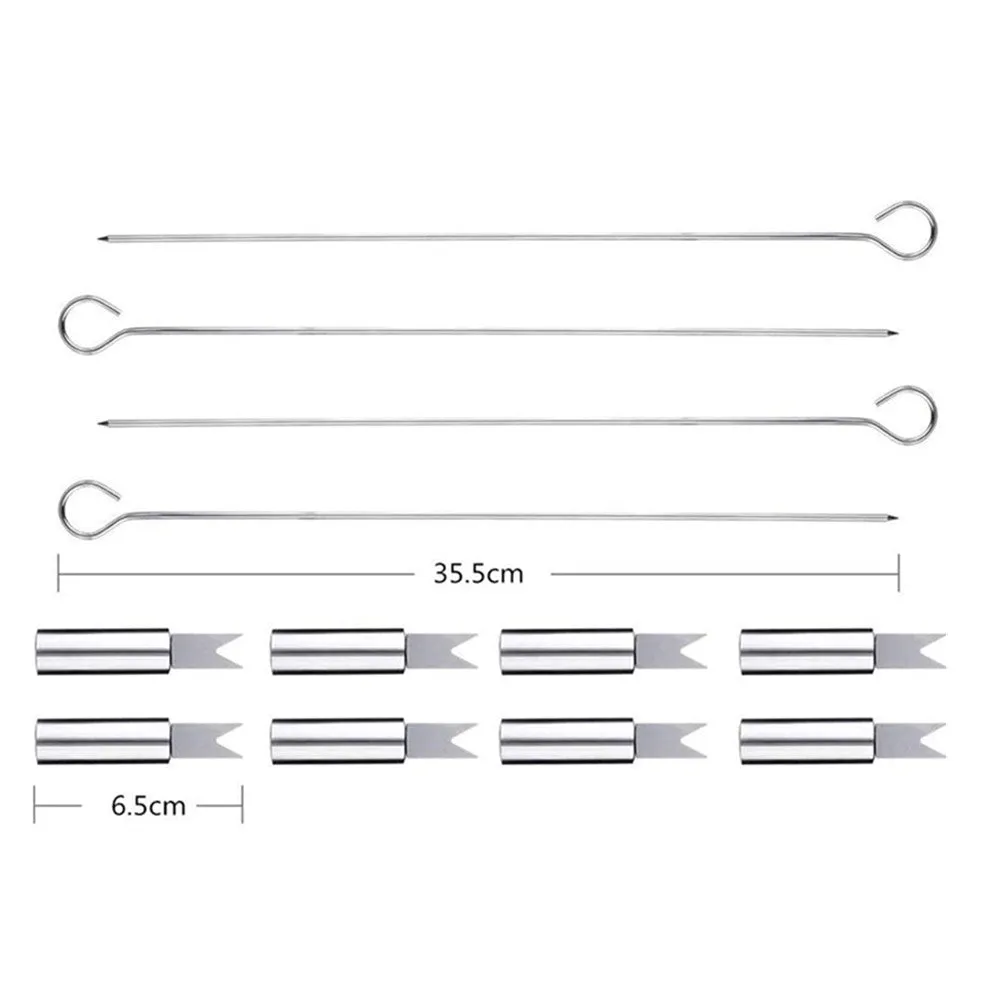 18pcs Barbecue Grill Utensils Kit Stainless Steel BBQ Grill Tools Set