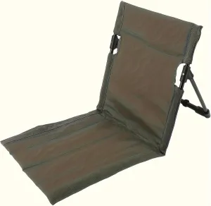 1pc Portable Iron Ottoman, Foldable Beach Chair, Black Outdoor Seating, Low Maintenance, Manual Setup, Ideal for Picnic, Travel, Beach, Park, and Sports Events (Green)