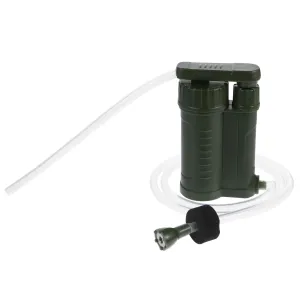 1pc Portable Water Filter Pump for Camping Lightweight Survival Water Purifier Emergency Use Easy to Carry Design for