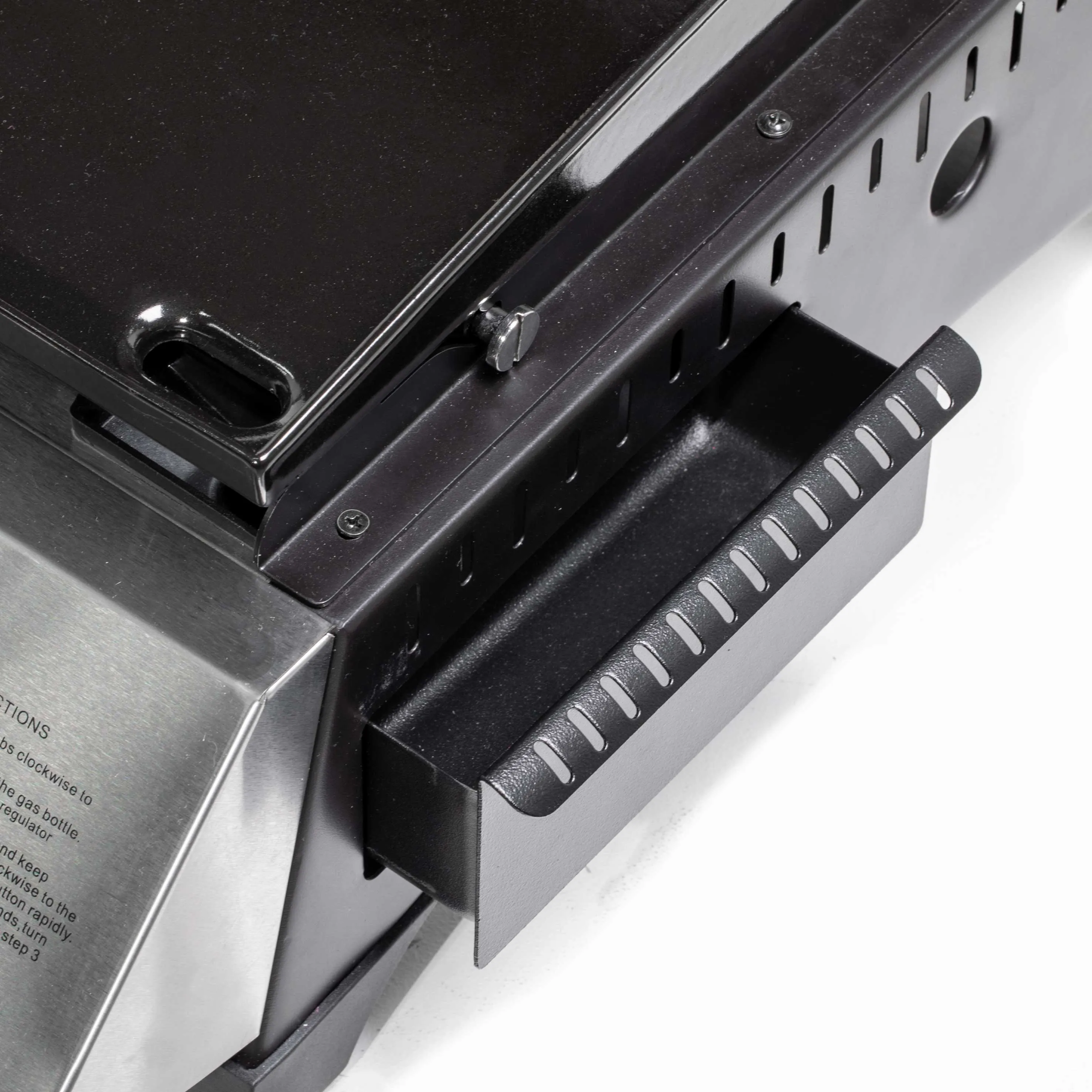 2 1 Burner Portable Gas Plancha/Grill 8.5kW Hot Plate BBQ Griddle, Stainless Steel - DG276
