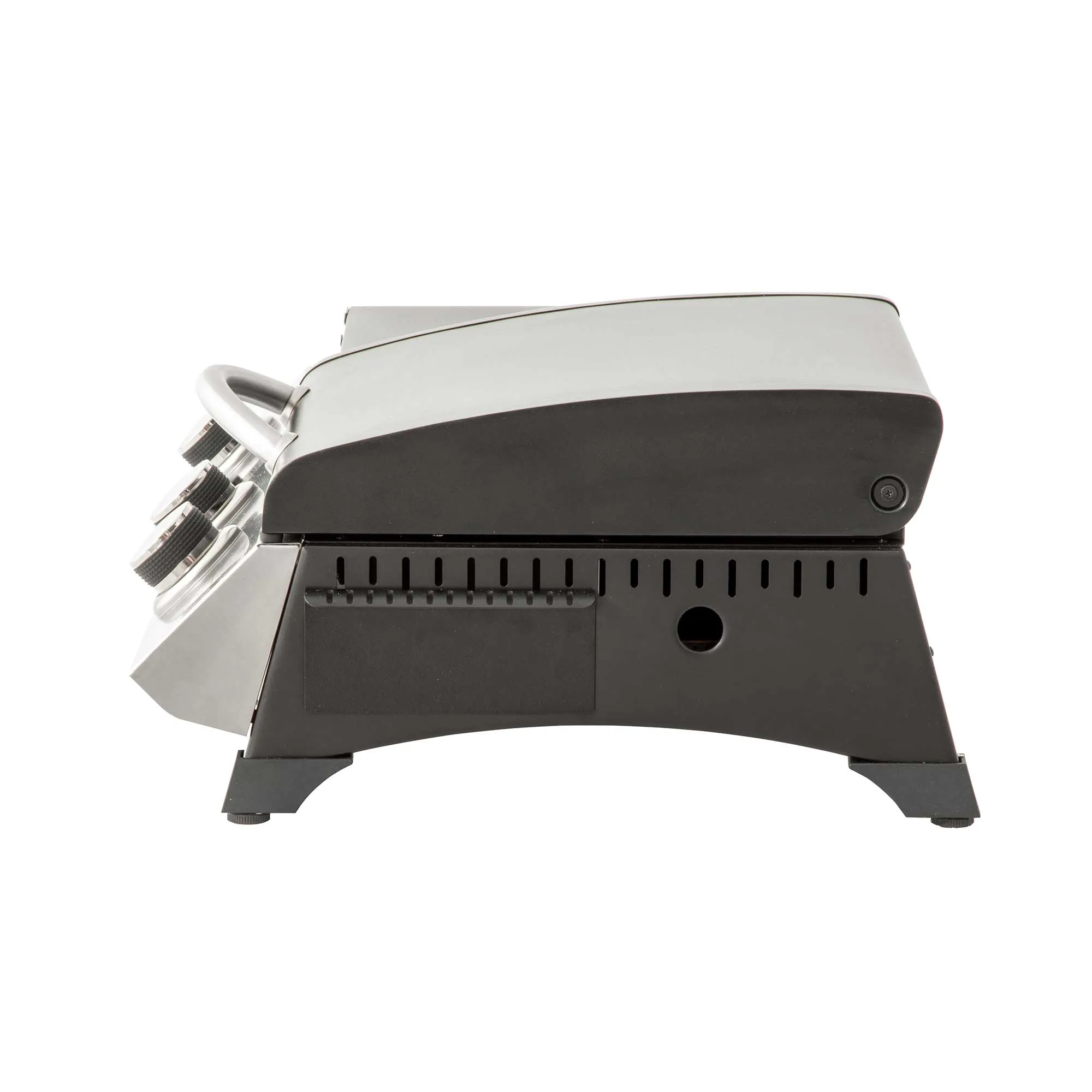 2 1 Burner Portable Gas Plancha/Grill 8.5kW Hot Plate BBQ Griddle, Stainless Steel - DG276