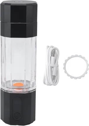 208ml Rechargeable Hydrogen Water Bottle, Portable Hydrogen Water Generator 1600mAh, Glass Health Cup for Home Office, Best Health Gift Choice