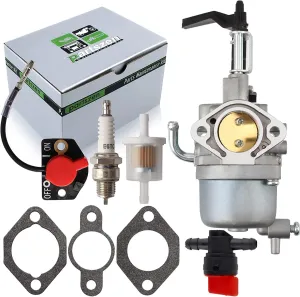 20B-62302-30 Carburetor for Robin Subaru EX40 14HP EX400D EX400DS EX400SE RGX7500 PKX401T Engine Generator Replace 20B-62302-20 20B-62302-10 with Spark Plug Fuel Filter