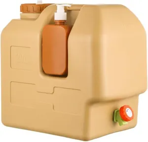 20L Water Container Water Carrier with Faucet Hiking Large Capacity Water Tank Water Storage Jug for Washing Hand Backpacking