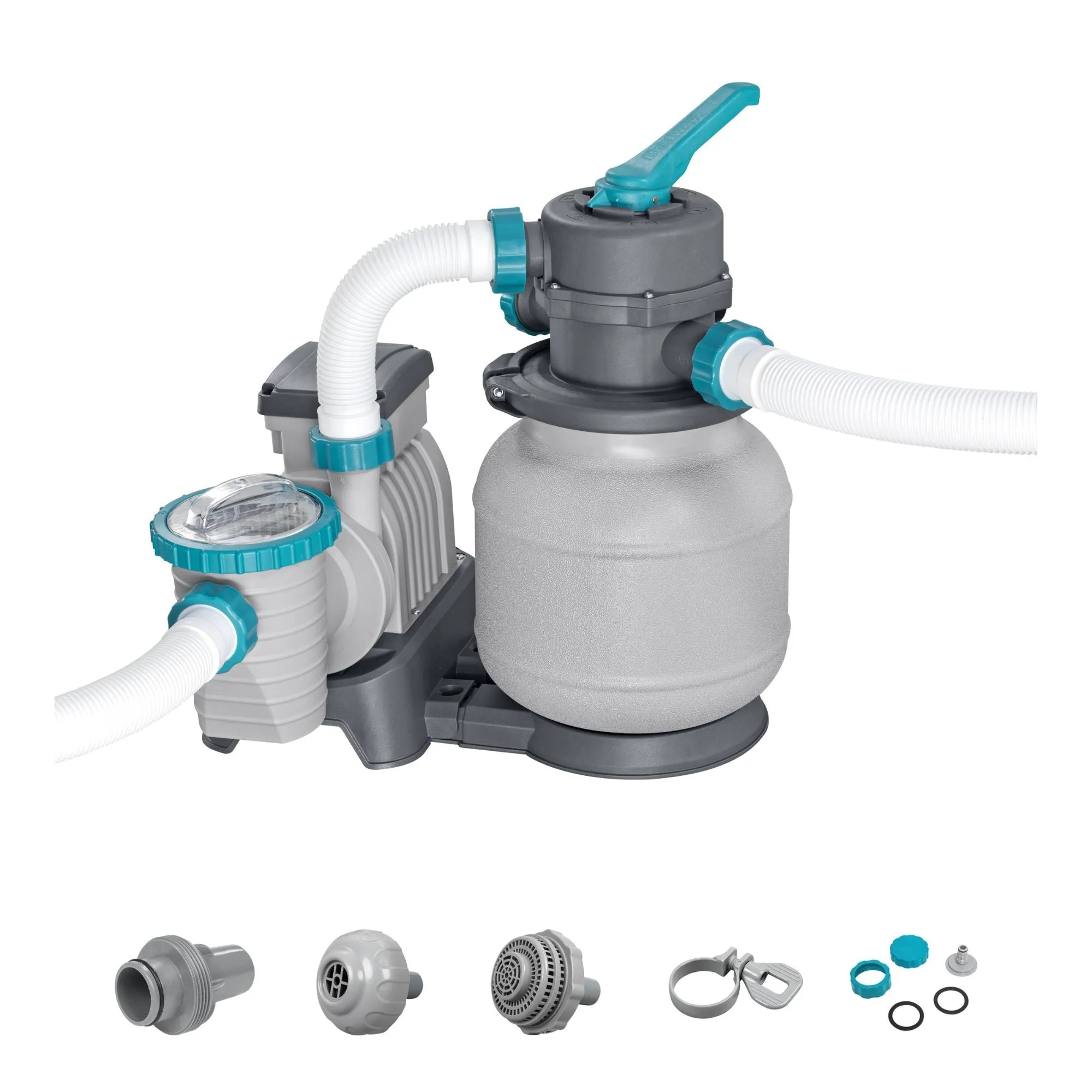 2200gal Pool Sand Filter for All Above Ground Pools - Grey