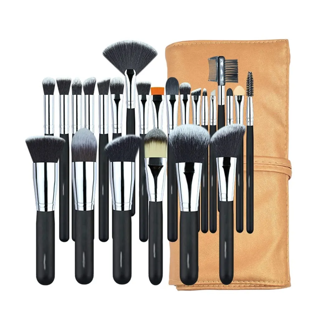 24pcs Professional Makeup Brushes Set Make Up Full Function Studio Synthetic Make-up Tool Kit