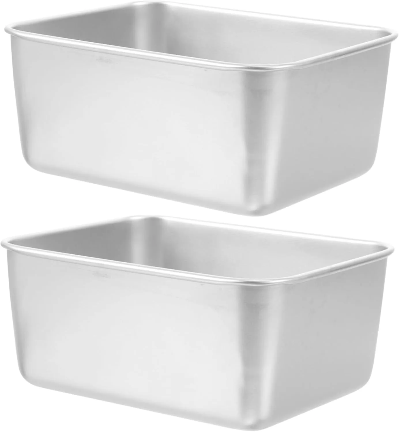 2Pcs Camping Bowls Durable Stainless Steel Outdoor Lunch Stackable Rectangle Soup Bowls for Picnics Backpacking and Camping Material