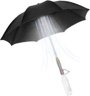 3 in 1 Umbrella with Fan, UV Blocking Umbrella with Fan, Umbrella With Fan And Mist Spray, Misting Umbrella With Fan, USB Rechargeable Sun Umbrella, Cooling Umbrella with Fan for Summer