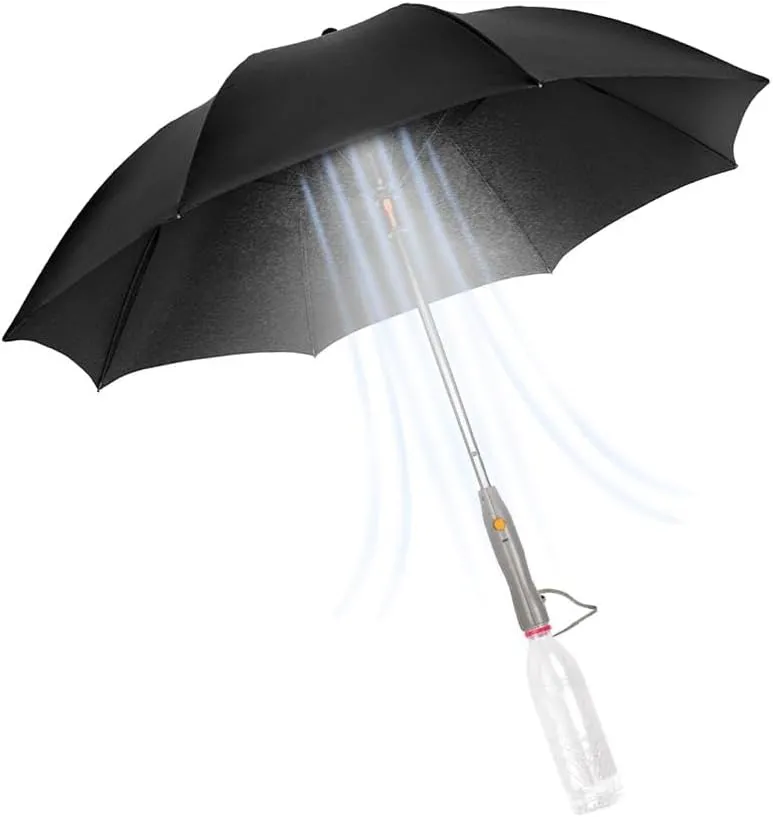 3 in 1 Umbrella with Fan, UV Blocking Umbrella with Fan, Umbrella With Fan And Mist Spray, Misting Umbrella With Fan, USB Rechargeable Sun Umbrella, Cooling Umbrella with Fan for Summer
