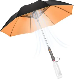 3 in 1 Umbrella with Fan, UV Blocking Umbrella with Fan, Umbrella With Fan And Mist Spray, Misting Umbrella With Fan, USB Rechargeable Sun Umbrella, Cooling Umbrella with Fan for Summer