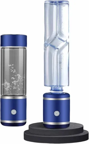 300ML 2000ppb Hydrogen Water Generator Bottle, Antioxidants Hydrogen Bottle, Portable Ion Hydrogen Generator, Rechargeable, for Home Travel Office