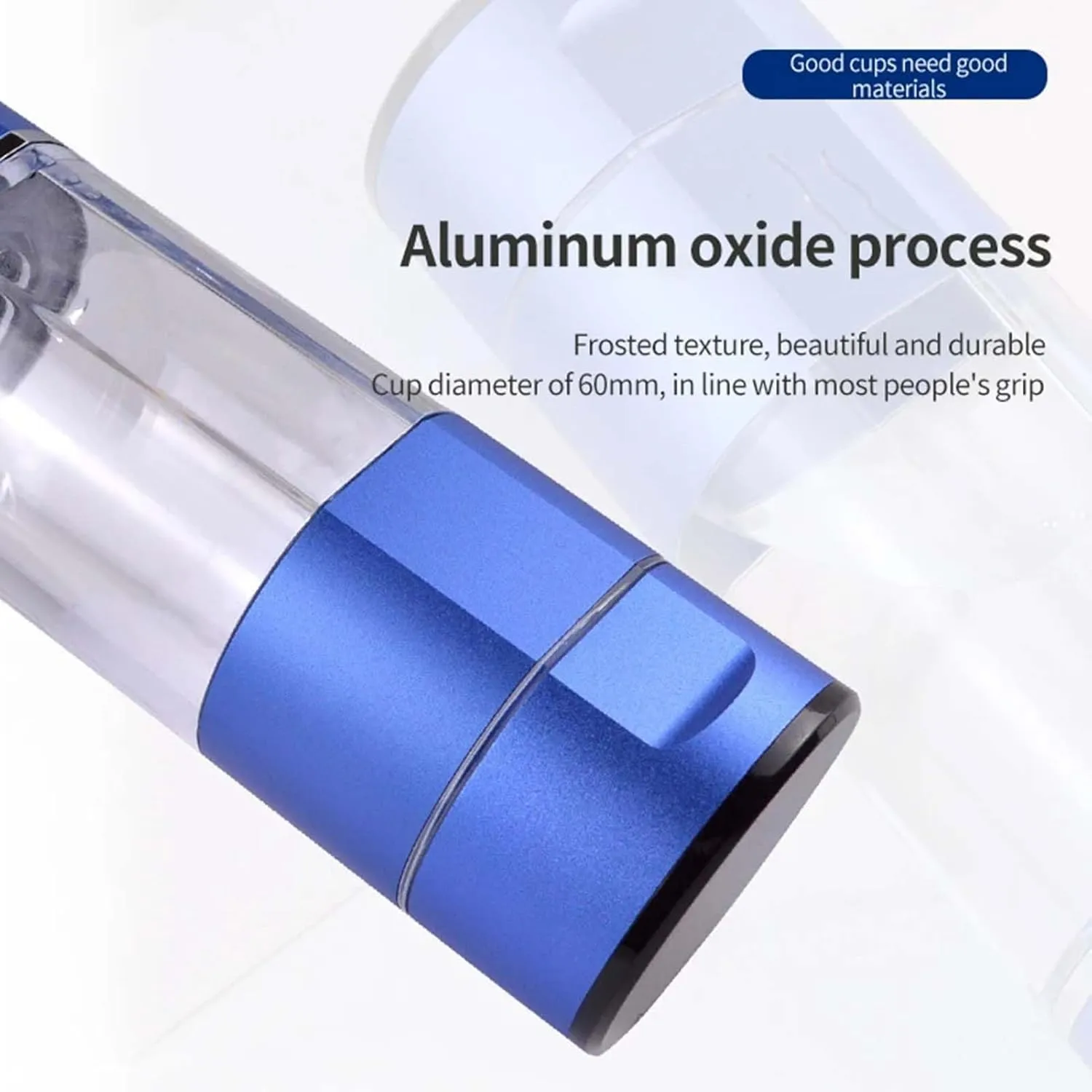 300ML Electric Water Filter Hydrogen Rich Water Cup, 5000PPB High Concentration Molecular Hydrogen Water Bottle, Portable Alkaline Hydrogen Water Generator