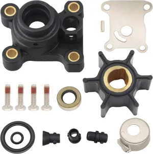 394711 Water Pump Impeller Kit Fit for Johnson Evinrude 8-15HP Outboard With Housing 1974-UP 18-3327 0394711 394711 Water Pump kit 18-3327 - Water Pump Kit 18-3327 Sierra 18-3327 Water