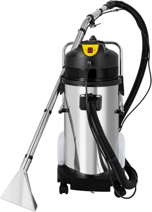 40L Commercial Carpet Cleaning Machine, 1000W Professional 3in1 Carpet Spraying Floor Brush Cleaner Extractor Vacuum Deep Cleaning Washing Machine Portable Carpet Cleaner for Carpet and Upholstery
