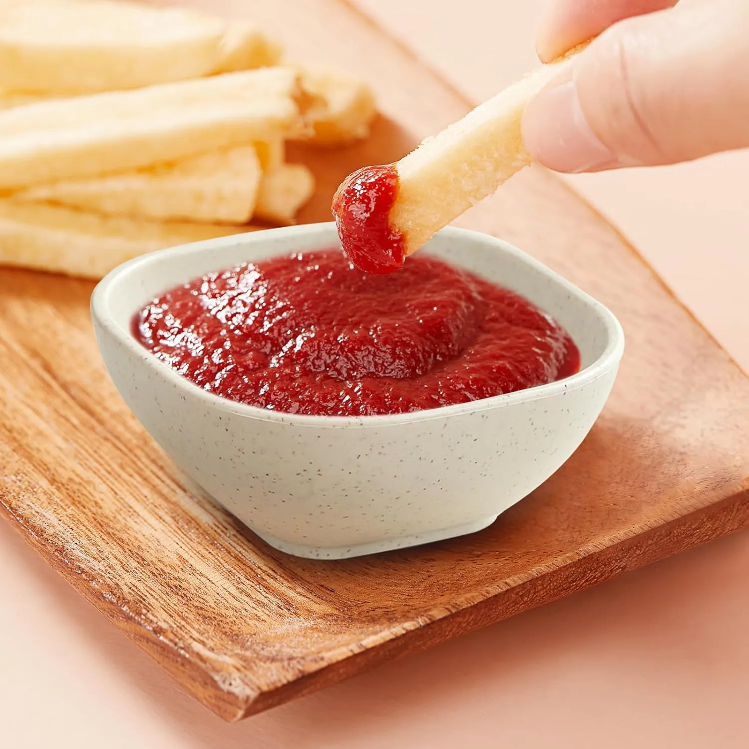 4.8OZ Unbreakable Wheat Straw Dipping Bowls,Small Prep Bowls, Dip Bowls for Side Dish,Ketchup,Candy, Dessert, Nuts, Party, Dips,Condiments,Sauces, Ingredients,BBQ,Set of 10 (Multicolor)