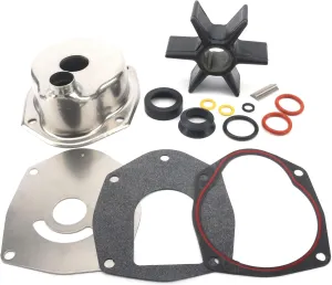 817275A5 Water Pump Impeller Kit with Housing for Mercury Marine 30-250 HP MerCruiser Alpha one Gen 2 Drives and Chrysler Force 75-120 HP Outboard Motors Sierra 18-3570