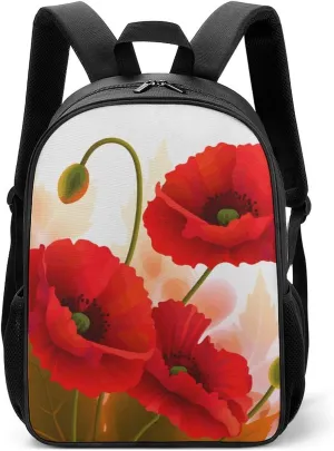 A Gym Artifact, The Canvas Poppy Flowers Vivid Petals Printed Yoga Storage Bag Is Durable, Wear-resistant And Does Not Strangle Shoulders. It Is Suitable for Both Men And Women