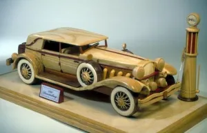 A Woodworking Plan to Build Your Own 1930 Duesenberg Model Project