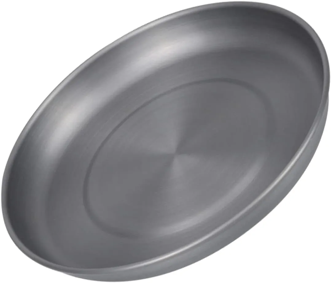 ABOOFAN Camping Dinnerware Set Aluminum Bbq Plate Tray Lightweight Serving Platter for Outdoor Bbq Picnic Pool