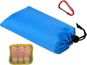 acazmpar ultralight waterproof tent footprint tarp (blue)