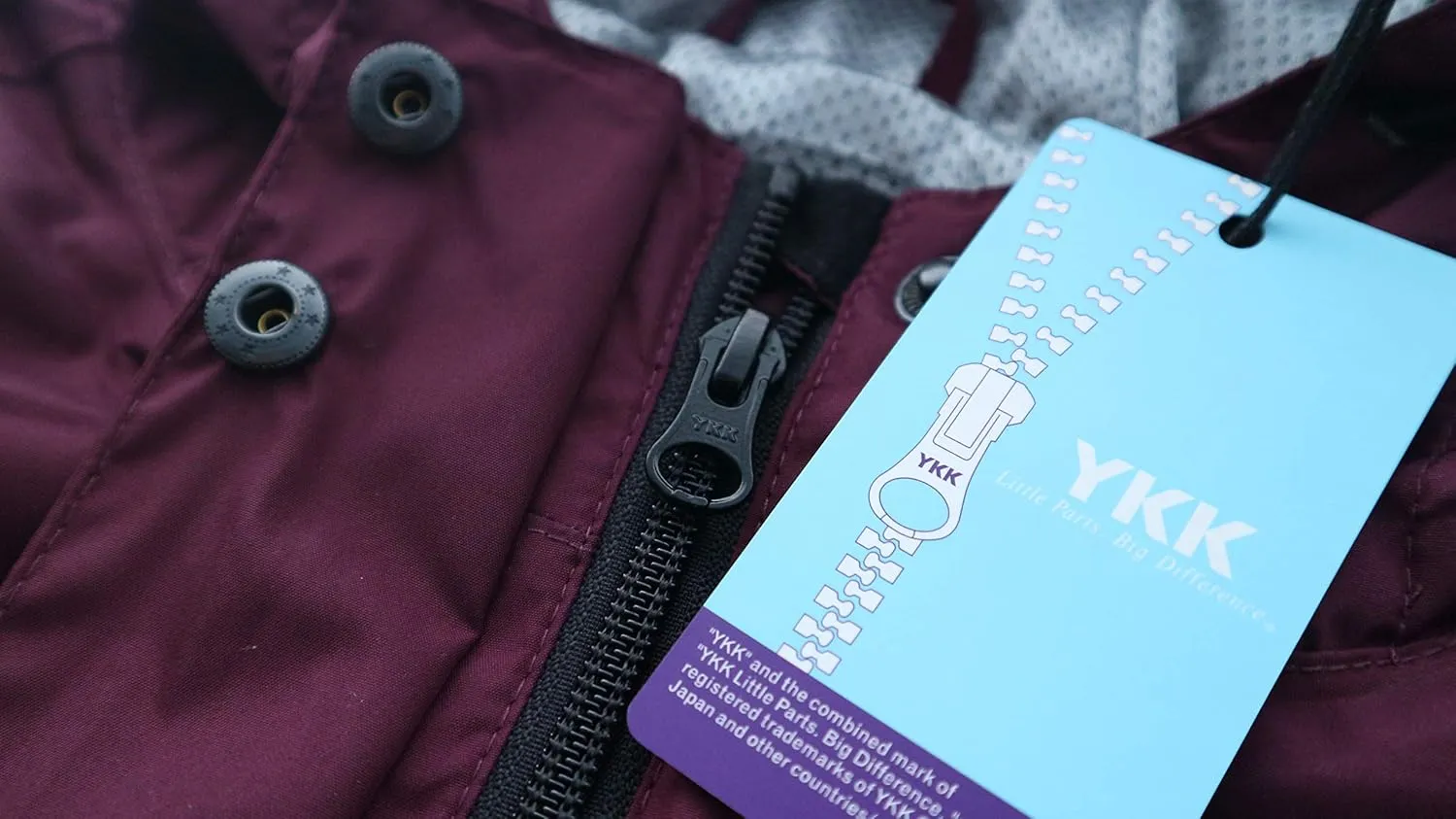 Acmelogy Rain Jacket 100% Waterproof, Breathable, Taped Seam, 10000mm/3000gm, YKK Zippers