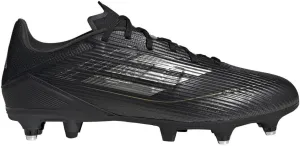 adidas Unisex F50 League Football Boots Soft Ground Football Boots, Core Black Iron Met Gold Met, 10