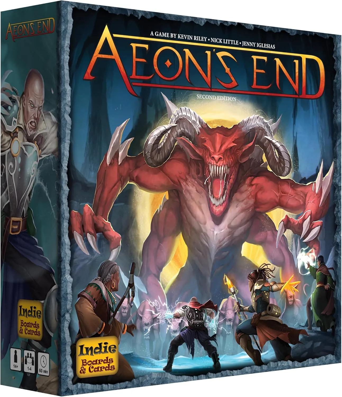 Aeon's End 2e - Cooperative Deck Building Card Game for Game Night, 1 – 4 Players Teens, 14  and Adults - Science Fiction & Fantasy Strategy Board Game - 60 Min Play Time - Indie Boards and Cards