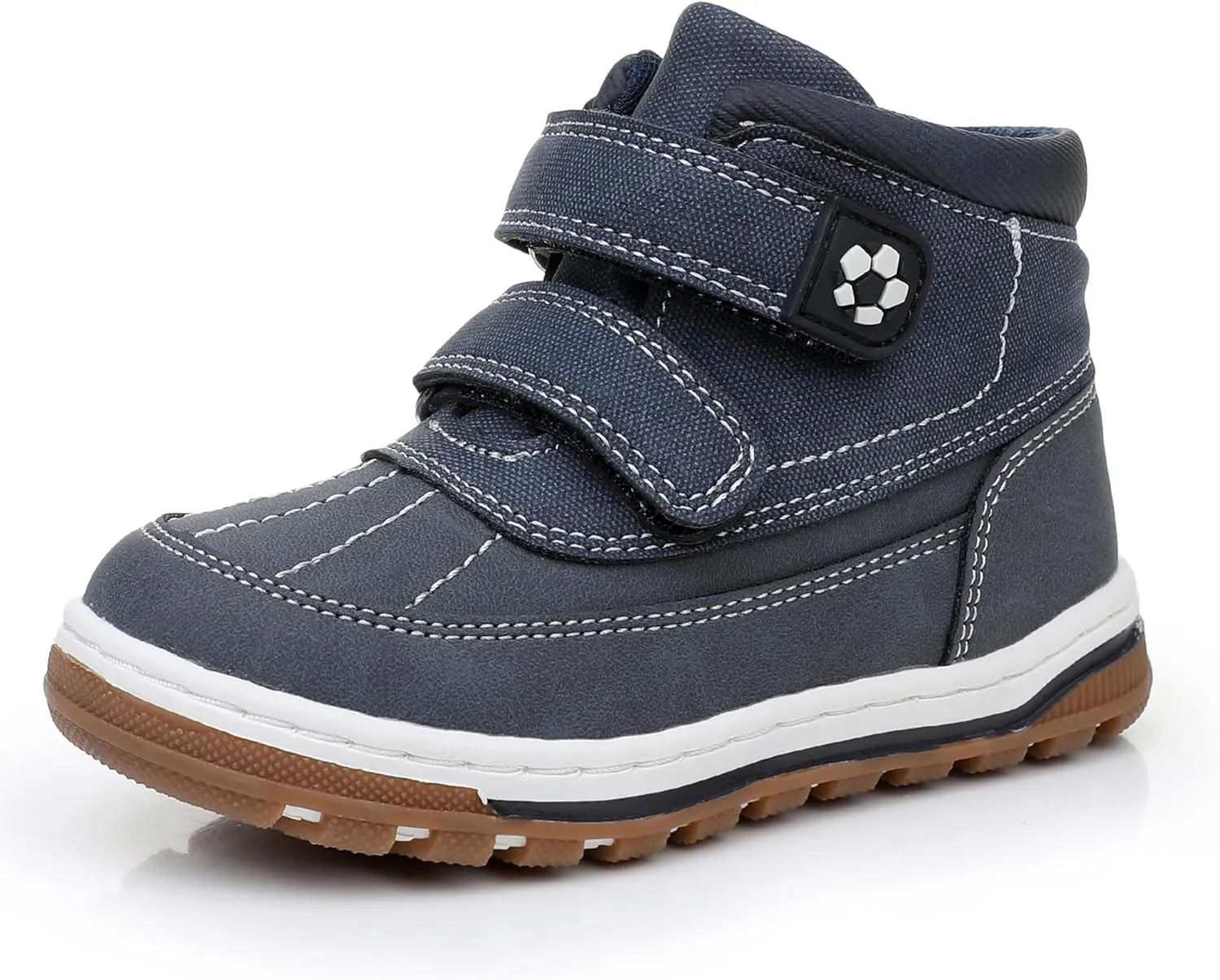 Ahannie Boys Girls Boots Toddler Kids Fall Winter Boots Water Resistant Outdoor Ankle Shoes(Toddler/Littler Kid)