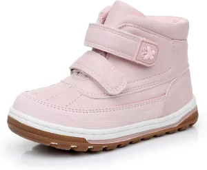 Ahannie Boys Girls Boots Toddler Kids Fall Winter Boots Water Resistant Outdoor Ankle Shoes(Toddler/Littler Kid)