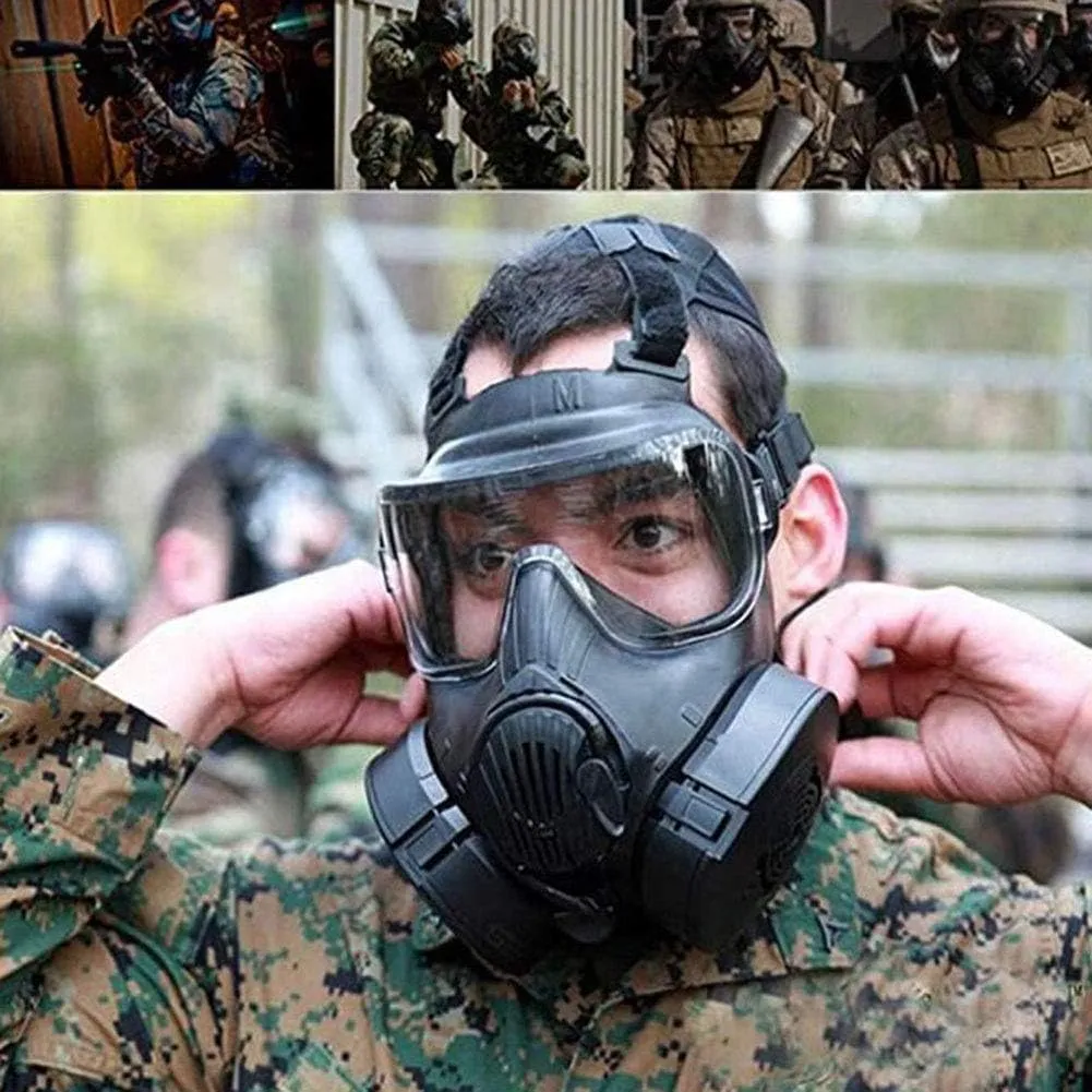 Airsoft Protective Gas Mask Full Face Dummy Game Mask Skull for Outdoor Sport CS Cosplay Halloween Masquerade Costume