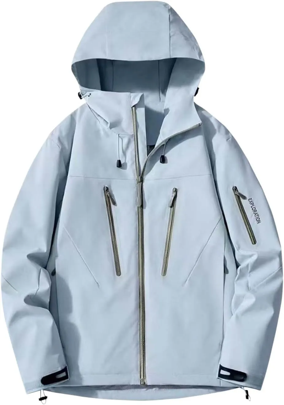 Akklian Women's Waterproof Outdoor Snowboard Breathable Ski Jacket Winter Warm Fleece Lined Windbreaker Zip Up Hooded Jacket