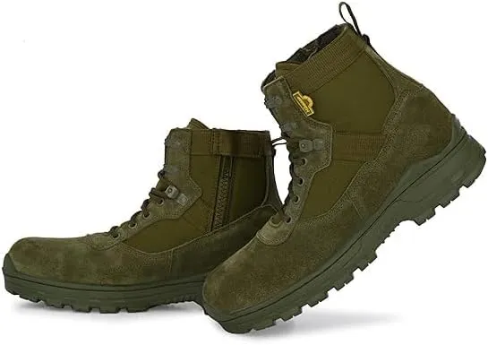 Alpha Aerolite 6.0 Side Zip Suede Leather Military & Tactical Boot