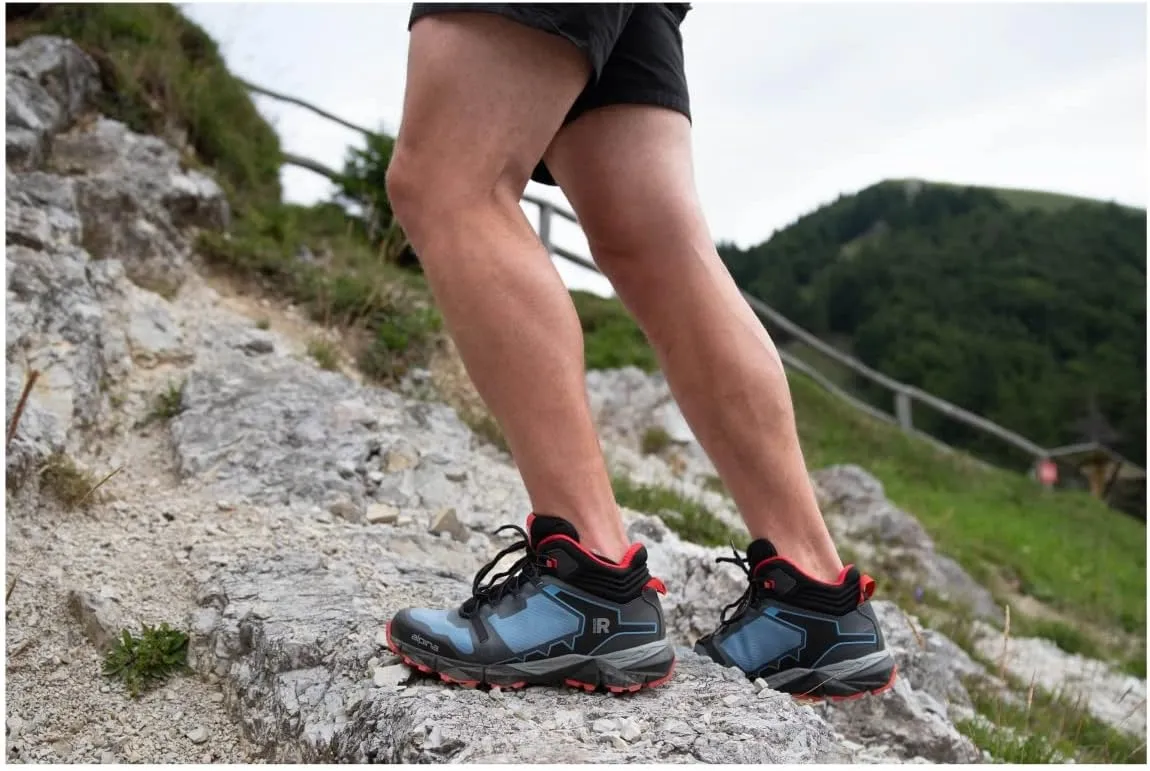 Alpina Breeze Women's Hiking Boots - Lightweight Ankle High Waterproof Shoes with Alpitex Breathable Membrane and Anti Slip Vibram Sole