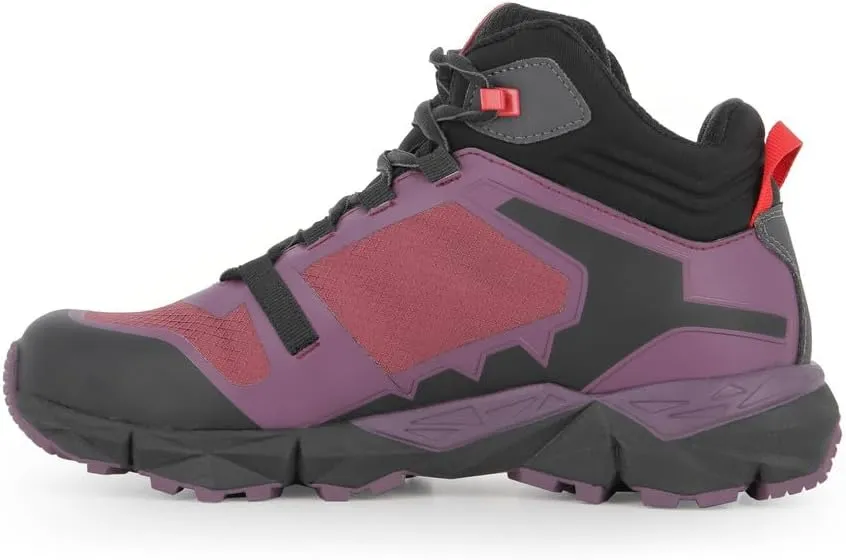 Alpina Breeze Women's Hiking Boots - Lightweight Ankle High Waterproof Shoes with Alpitex Breathable Membrane and Anti Slip Vibram Sole
