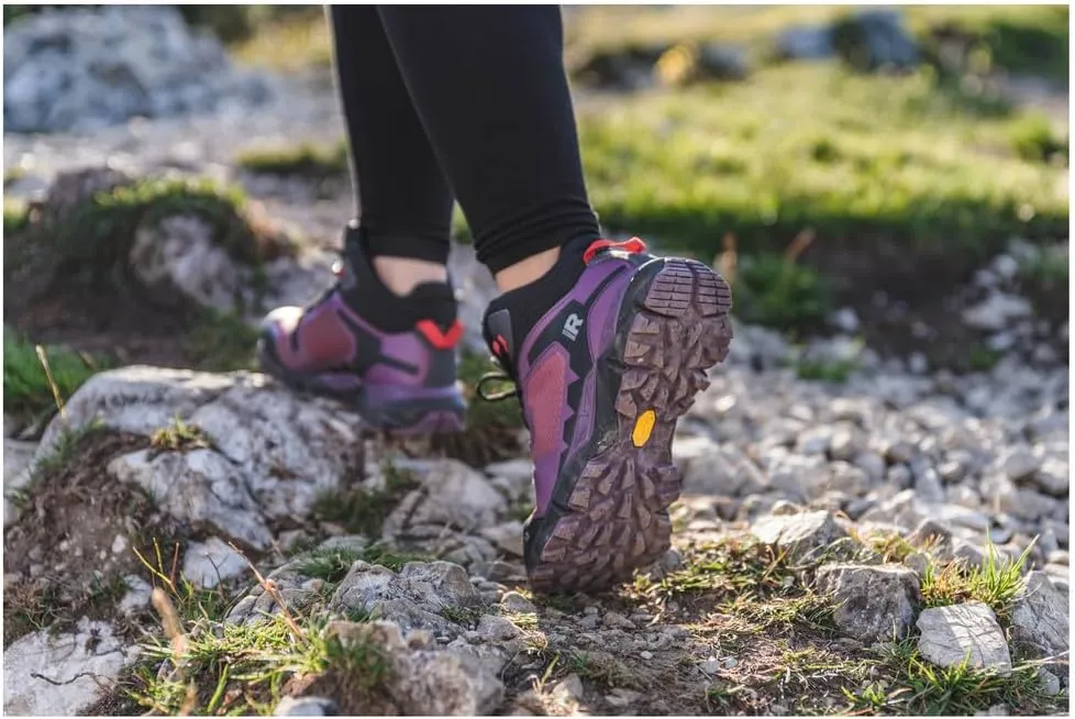 Alpina Breeze Women's Hiking Boots - Lightweight Ankle High Waterproof Shoes with Alpitex Breathable Membrane and Anti Slip Vibram Sole