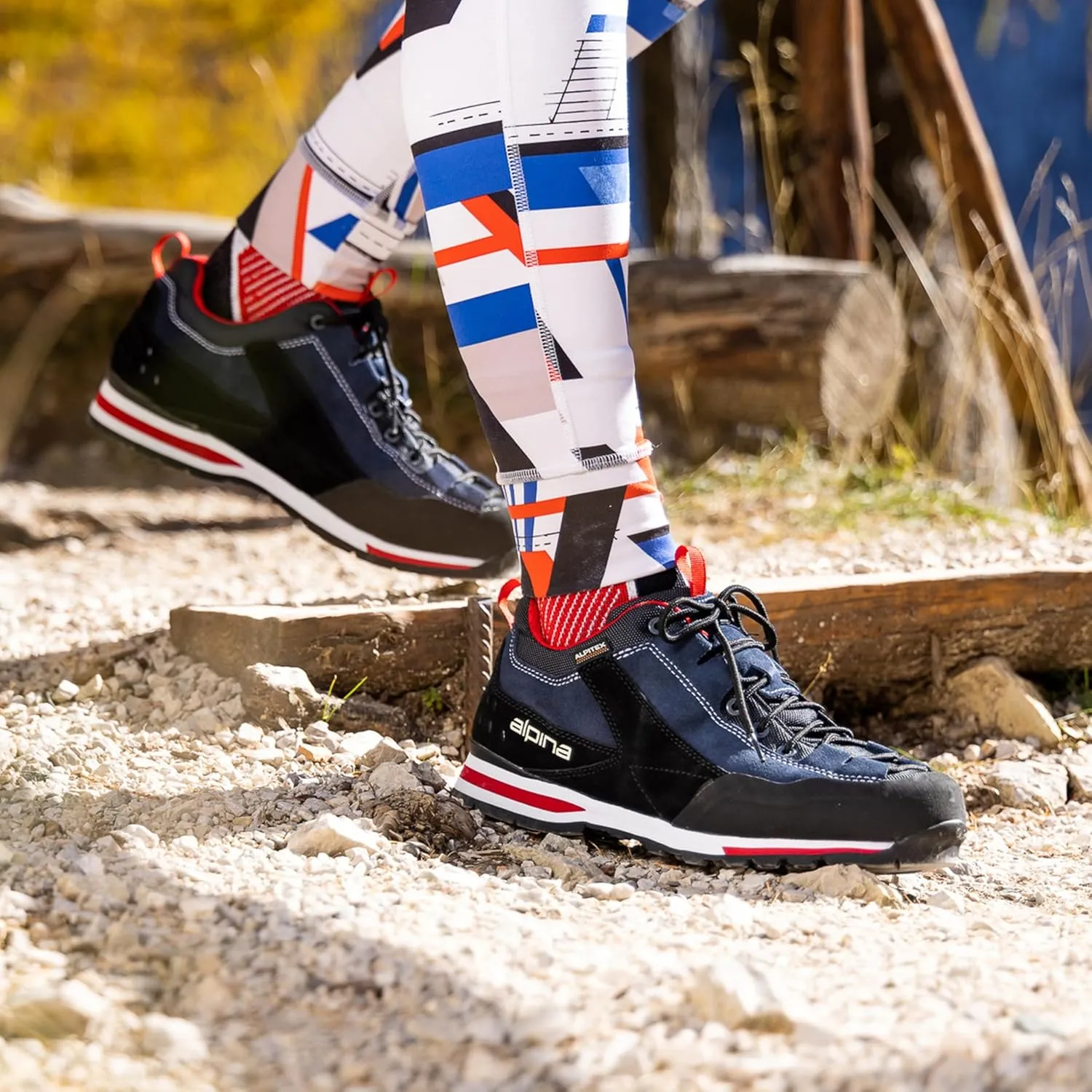 Alpina Royal Men's Shoes | Hiking Waterproof | Urban Walking Working | Breathable | Vibram Slip Resistant Sole
