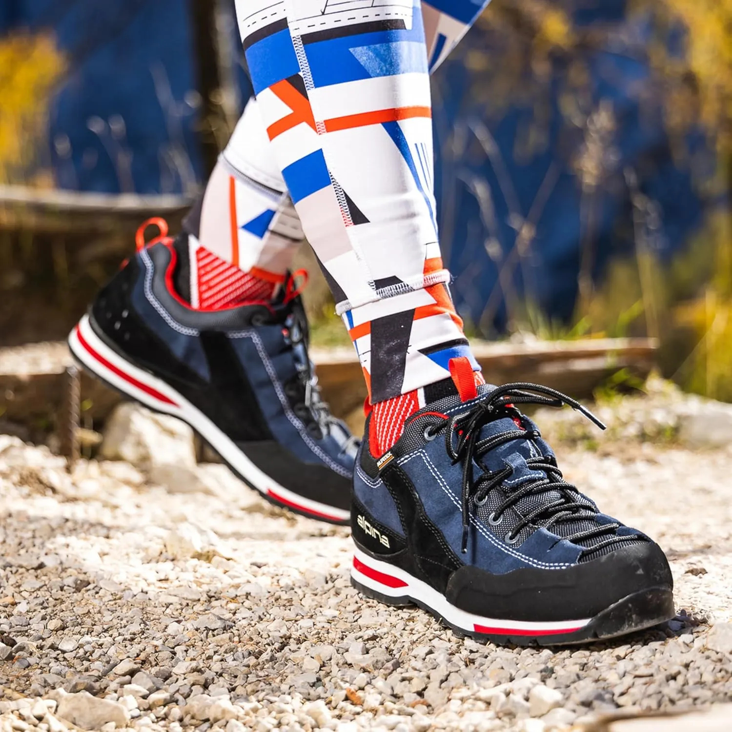 Alpina Royal Men's Shoes | Hiking Waterproof | Urban Walking Working | Breathable | Vibram Slip Resistant Sole