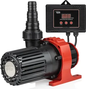Alpine Corporation Eco-Twist Energy-Saving 5300GPH Pond Pump with Controller and 33-ft. Cord