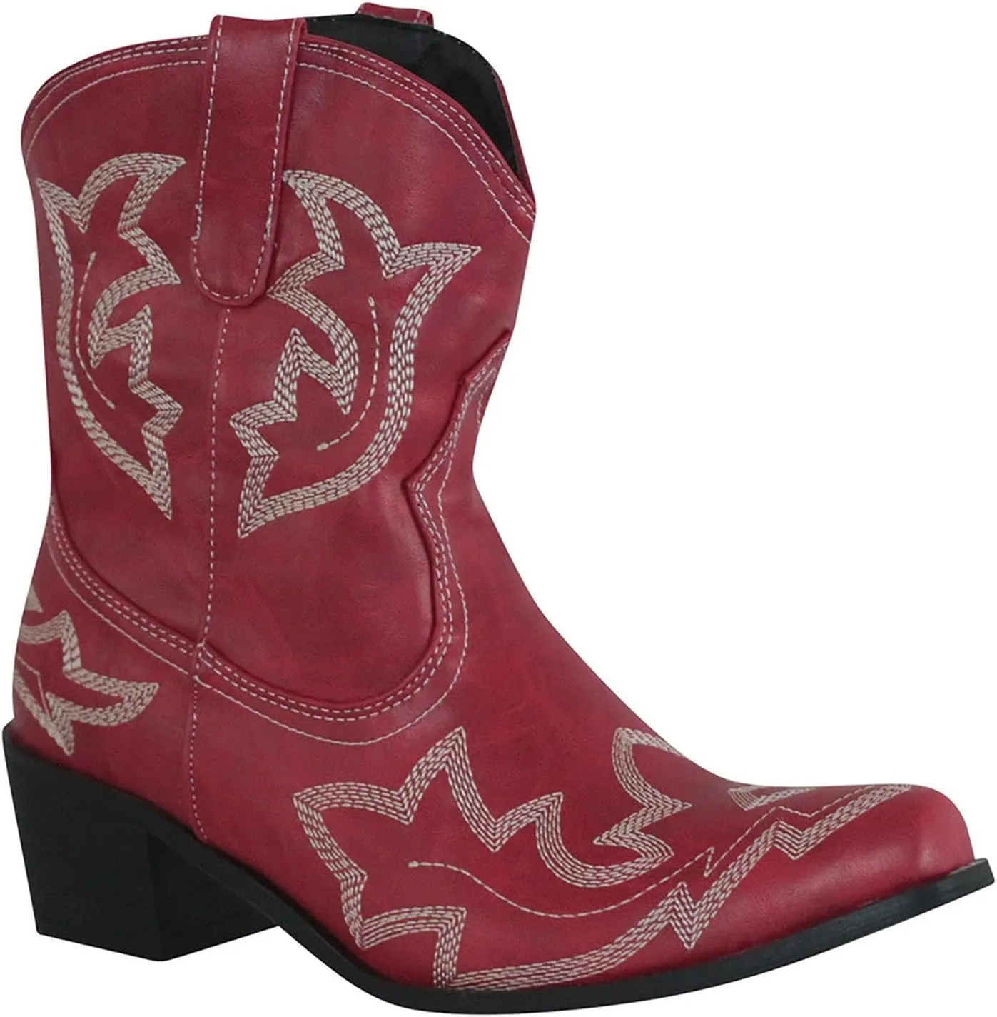 AMDBEL Mid Calf Boots for Women Low Heel Fall Boots for Women 2024 Winter Pointed Toe Western Cowboy Boots Fashion Shoes