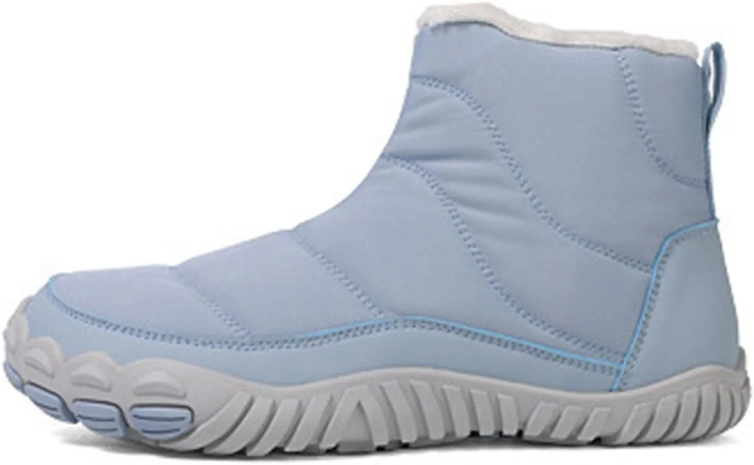 AMDBEL Snow Boots for Women Men Winter Footwear Barefoot Shoes Wide Toe Box Walking Snow Boots Warm Sneakers Shoes