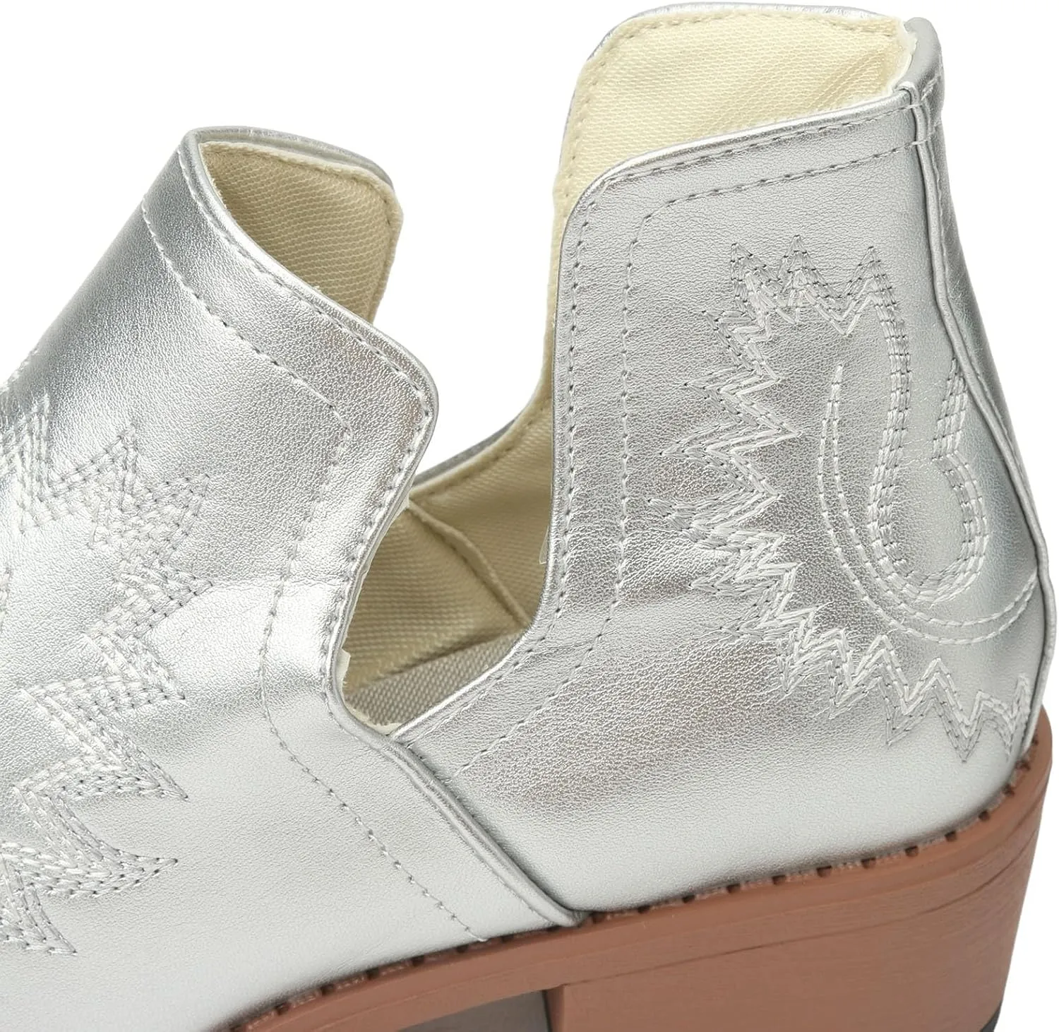 AMDBEL Winter Boots for Women 2024 Ankle Boots Slip On Low Heel Stylish Western Short Boots Fall Winter Shoes