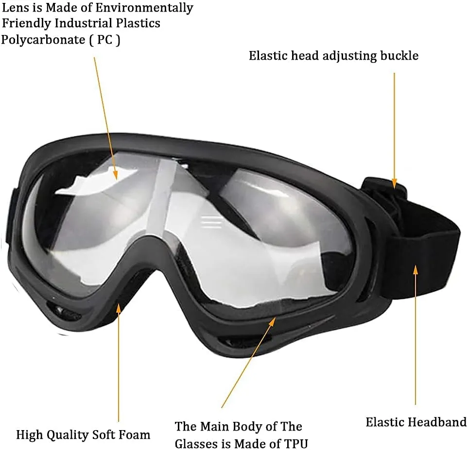 AOUTACC Airsoft Protective Gear Set, Half Face Mesh Mask with Ear Protection and Tactical Goggles for Adult Men Women BBS Paintball Shooting CS Survival Games Cosplay