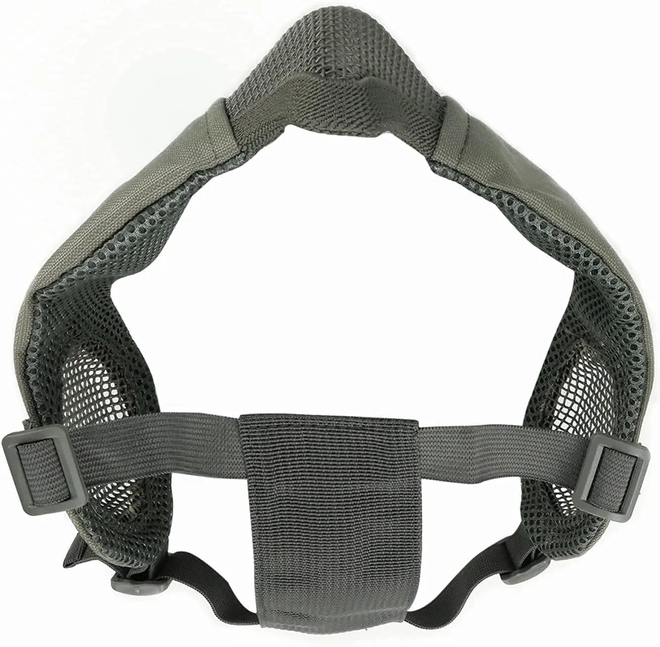 AOUTACC Airsoft Protective Gear Set, Half Face Mesh Mask with Ear Protection and Tactical Goggles for Adult Men Women BBS Paintball Shooting CS Survival Games Cosplay