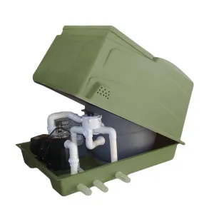 Aqua Pool Pump & Filter Combination Box Green