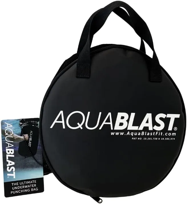 AquaBLAST Portable Fitness and Punching Bag for Pools & Swim Spas | Full-Body, Low-Impact Water Resistance Workout | Quick 30-Second Set-Up | Compact & Travel-Friendly